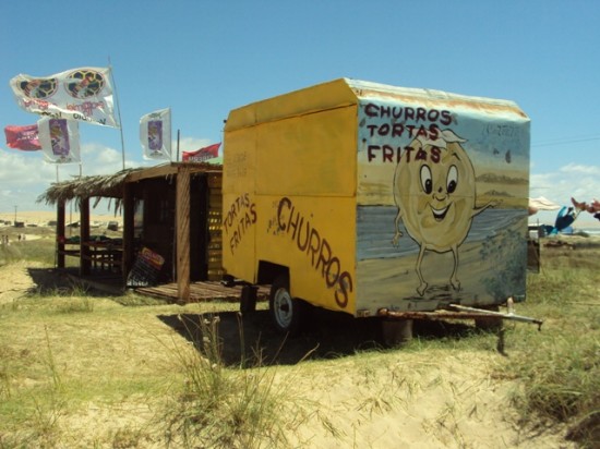 A Visit To Cabo Polonio, Uruguay. Beach Shack with Churro Cart