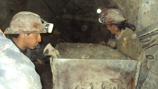 Visiting A Silver Mine In Potosi, Bolivia. Miners in Potosi, Bolivia Hard at Work
