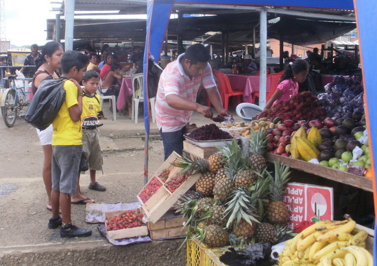 Puerto Lopez, Ecuador Travel Photo Memories. Farmers Market in Puerto Lopez