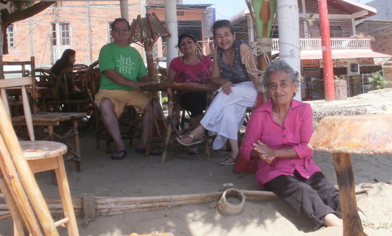 Puerto Lopez, Ecuador Travel Photo Memories. Relaxing on the Beach in Puerto Lopez